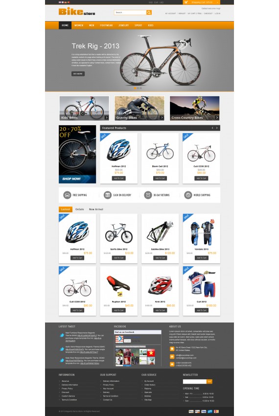 Plantilla de Bike Store Responsive